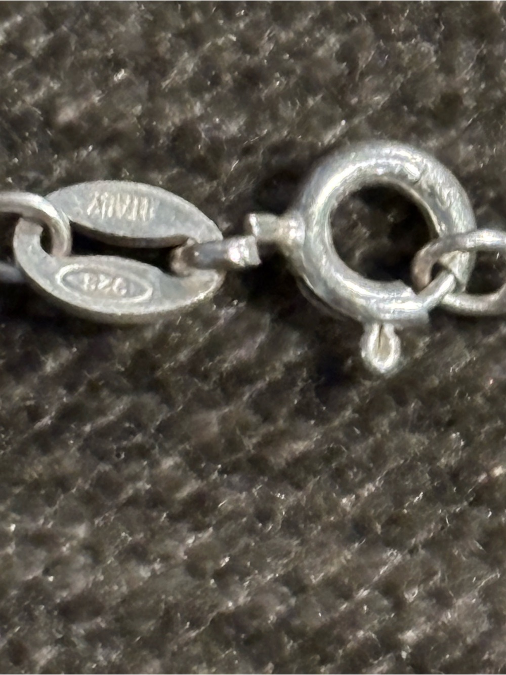 .925 Sterling Silver Boxchain Box Chain Link Necklace 16” Fine Jewelry - Picture 4 of 9